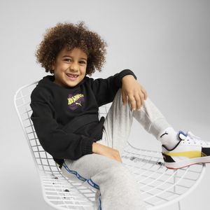 PUMA x HOT WHEELS? relaxte hoodie met grafische print voor Heren, Zwart, Maat 3-4Y