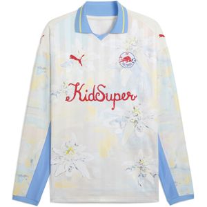 PUMA KIDSUPER x FC Rood BULL SALZBURG Retro shirt met lange mouwen voor Heren, Maat S