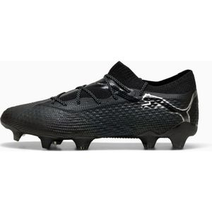 PUMA FUTURE 7 ULTIMATE Low FG/AG voetbalschoenen, Zilver/Zwart