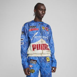 A$AP ROCKY x PUMA gewatteerd uniseks sweatshirt, Blauw, Maat XXS