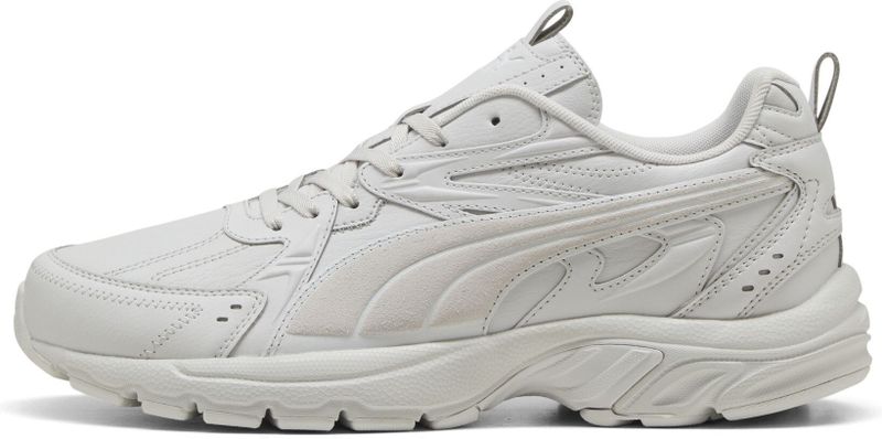 PUMA - Milenio Tech Leather - Sneakers - Grijs/Wit - Unisex