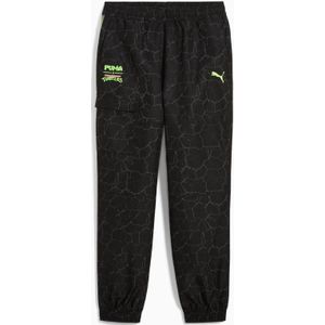 PUMA x TMNT Relaxed Woven cargobroek, Zwart