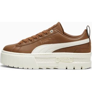 PUMA Mayze Luxe sneakers voor Dames, Haute Coffee