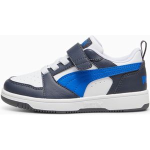 PUMA Rebound V6 Lo sneakers, Wit/Blauw/Grijs