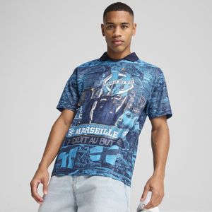 PUMA - Olympique de Marseille - Retro Shirt - Blauw - Heren