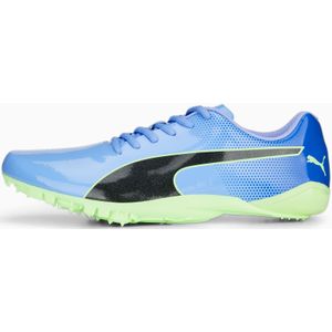 PUMA evoSPEED Prep Sprint 3 atletiekschoenen, Groen/Zwart/Paars