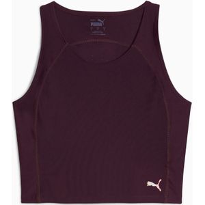 PUMA RUN Ultraform korte tanktop voor Dames, Midnight Plum