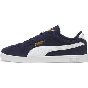 PUMA Club II Suede unisex sneakers, Blauw/Wit/Goud, Maat 47