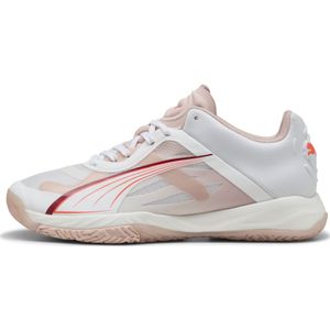 PUMA Accelerate NITRO™ SQD handbalschoenen voor Dames, Roze/Rood/Wit, Maat 35,5