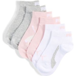 PUMA - Kwartsokken - Zwart - Katoen - Set van 3