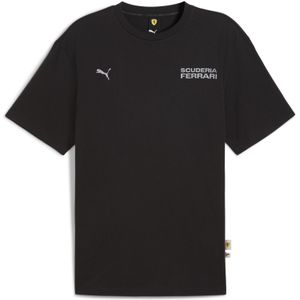 PUMA - Scuderia Ferrari T-shirt - Rood - Katoen - Normale Pasvorm