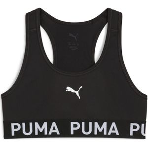 PUMA - STRONG - Sport bh - Zwart