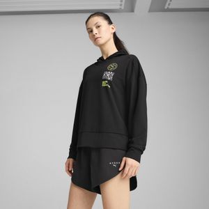 PUMA x HYROX CLOUDSPUN hoodie voor Dames, Zwart, Maat XS