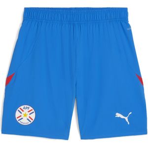 PUMA Paraguay voetbalshort voor Heren, Blauw/Rood, Maat XS
