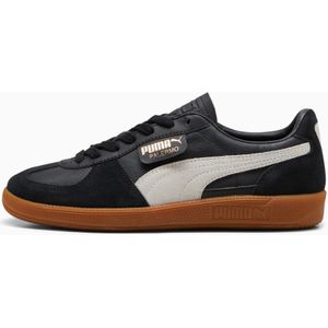 PUMA Palermo leren sneakers uniseks, Grijs/Zwart