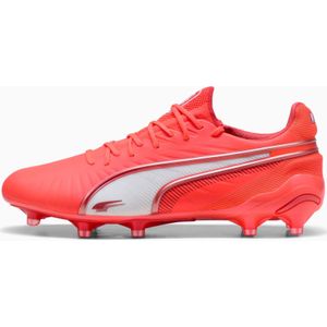 PUMA KING ULTIMATE FG/AG voetbalschoenen voor Dames, Rood/Wit