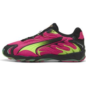 Fluro Pink - Sneakers - Textiel - Vetersluiting - Laag