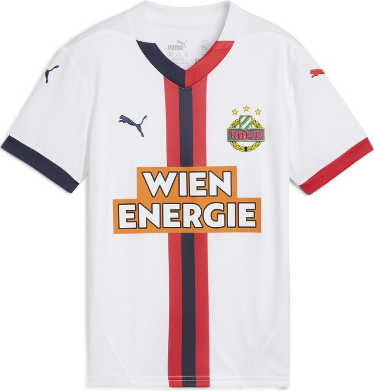 PUMA - SK Rapid Wien - Uitshirt - Blauw/Rood/Wit - 24/25