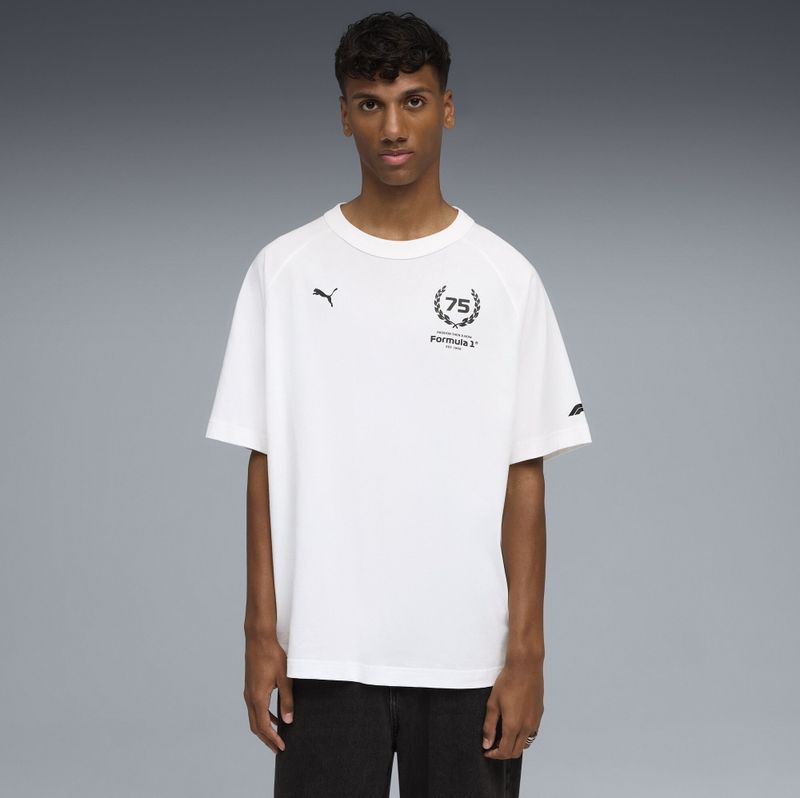 PUMA - F1® 75 yrs - T-shirt - Wit