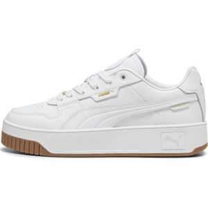 Carina Street Lux sneakers voor Dames, Wit/Goud, Maat 42 | PUMA