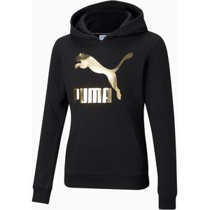 PUMA Classics Logo hoodie jongeren, Zwart