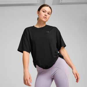 PUMA STUDIO Twist T-shirt voor Dames, Zwart