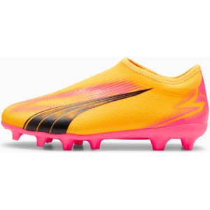 PUMA ULTRA MATCH FG/AG voetbalschoenen zonder veters, Zwart