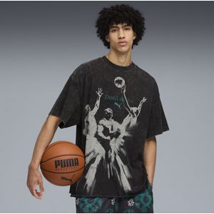 PUMA - Hoopocaplypse - Basketbal-T-shirt - Zwart - Uniseks