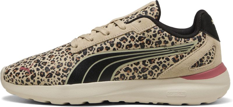 PUMA - Softride Cosmic Animal Flair - Badslippers - Roze/Zwart/Bruin