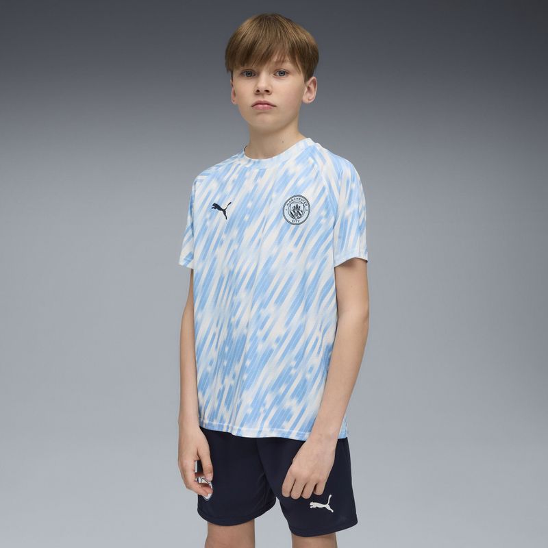 Puma - Manchester City FC 25/26 - Korte Mouw T-shirt - Junior