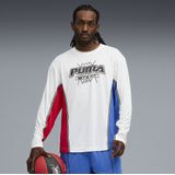 PUMA - Hoopaverse Shooting - Basketbalshirt - Wit