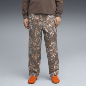 PUMA Special Items broek met all-over-print voor Heren, Brons, Maat S