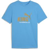 Puma - OM Logo T-shirt - Katoen - Blauw
