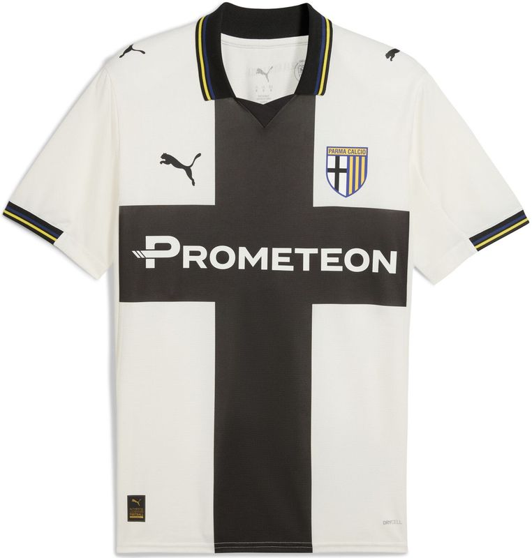 PUMA Parma Calcio thuisshirt voor Heren, Zwart/Wit, Maat S