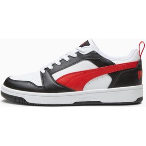 PUMA Rebound V6 Low sneakers, Wit/Zwart/Rood