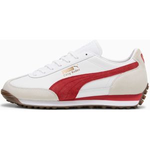 PUMA Easy Rider Mix sneakers unisex voor Heren, Wit/Rood