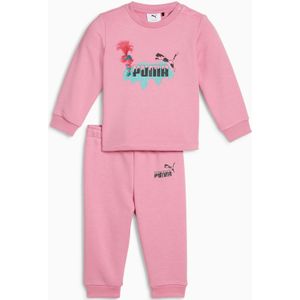 PUMA x TROLLS joggingset met ronde hals, Mauved Out