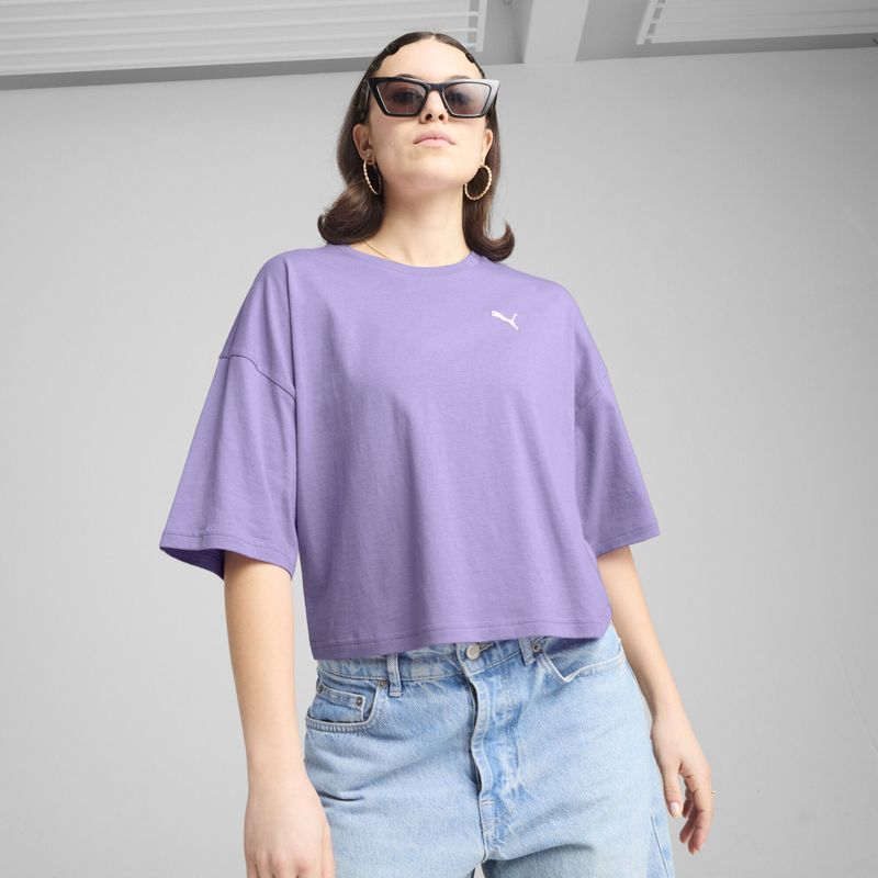 WARDROBE ESS oversized kort T-shirt voor Dames, Maat M | PUMA