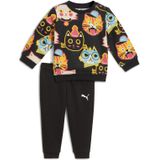 PUMA - Minicats Moody Cat AOP Crew Set - Zwart