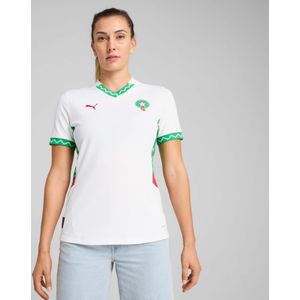 PUMA Marokko 2025 uitshirt voor Dames, Wit/Groen/Rood