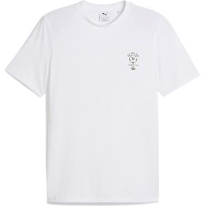 PUMA x AC Milan golfshirt voor Heren, Wit, Maat M