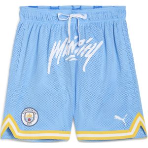 PUMA HOOPS x MANCHESTER CITY basketbalshort voor Heren, Blauw, Maat S