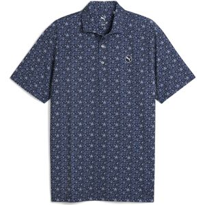 PUMA - MATTR Port - Golfpolo - Blauw/Wit