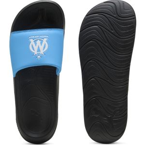 PUMA - Softride Teamcat - Badslippers - Blauw/Zwart/Wit