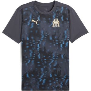 Olympique de Marseille prematch-shirt voor Heren, Grijs/Goud, Maat XXL | PUMA