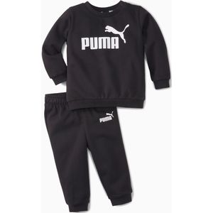 PUMA Essentials Minicats joggingpak met ronde hals, Zwart