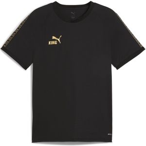 PUMA - KINGtouch - Voetbalshirt - Zwart/Goud