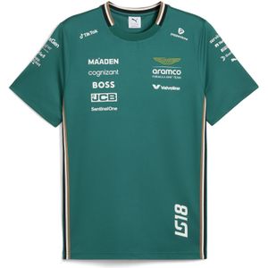 PUMA x ASTON MARTIN ARAMCO F1® TEAM Replica Stroll T-shirt voor Heren, Groen, Maat S