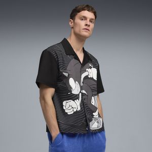 PUMA x SONIC THE HEDGEHOG racershirt voor Heren, Zwart, Maat S