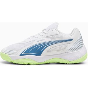 PUMA Solarflash III zaalschoenen, Wit/Blauw